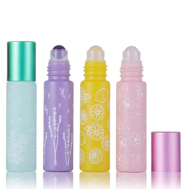 Crystal Roll-On Glass Bottle 4