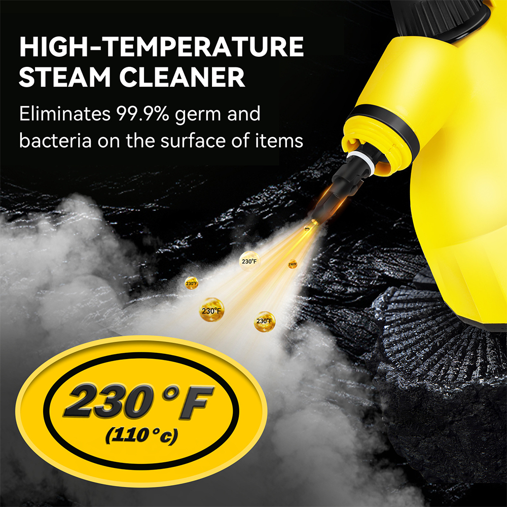 High-Pressure Steam Cleaner for Upholstery and Surfaces 2