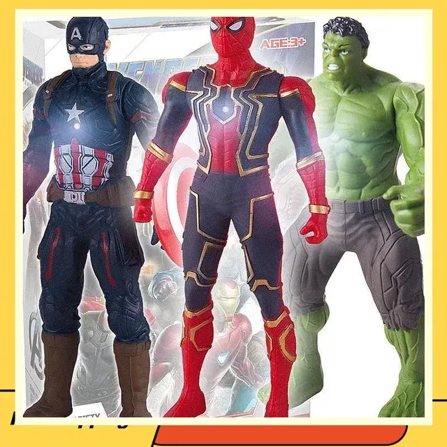 17 cm Light-Up Marvel Action Figures 2