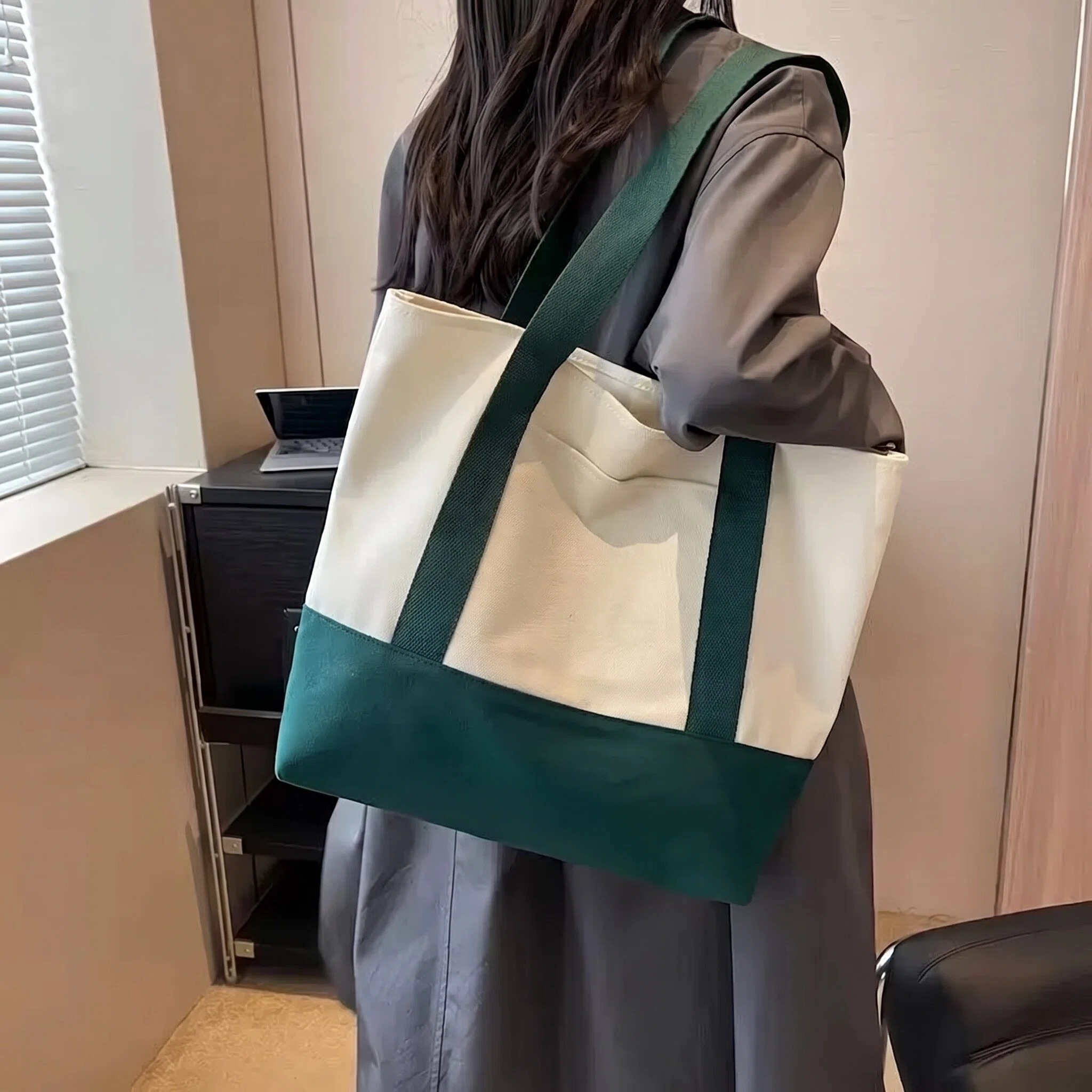 Heavy Duty Organic Cotton Canvas Tote Bag 4