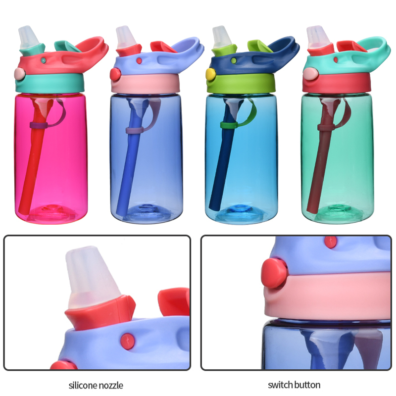Leakproof Kids Water Bottle 400ml PP 4