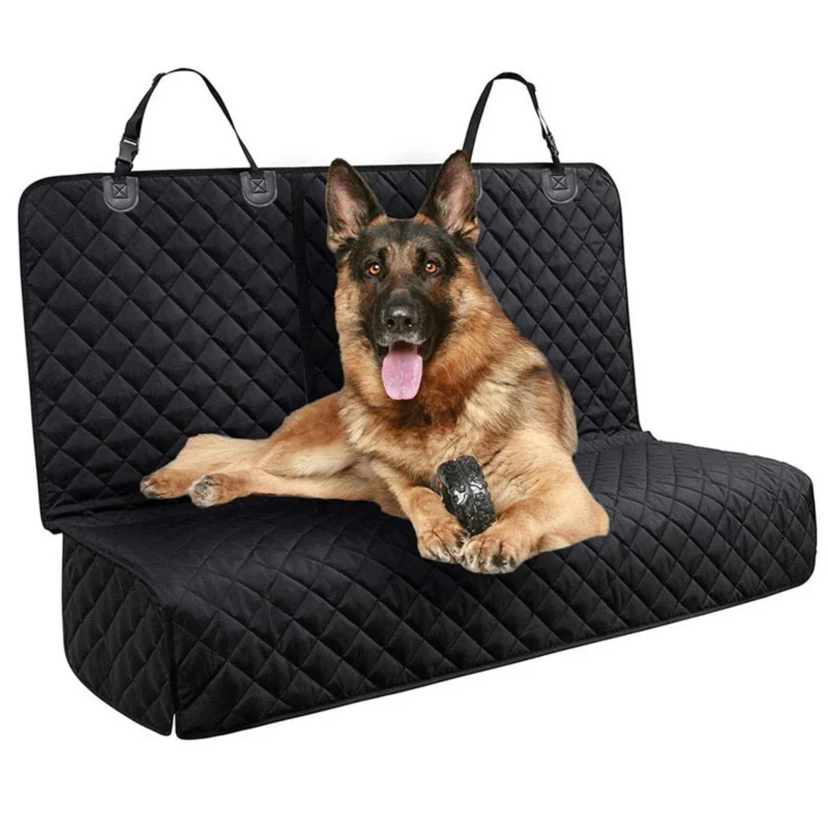 Hunde-Autositzbezug Reisematte für Haustiere Wasserdichter Autositzschutz mit Mittelarmlehne 2