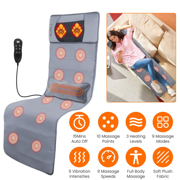Elektrisches Ganzkörper-Massagekissen mit Vibration
