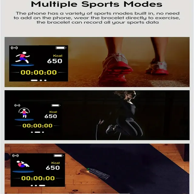 Fitness-Smartwatch mit Bluetooth-Musiksteuerung 3