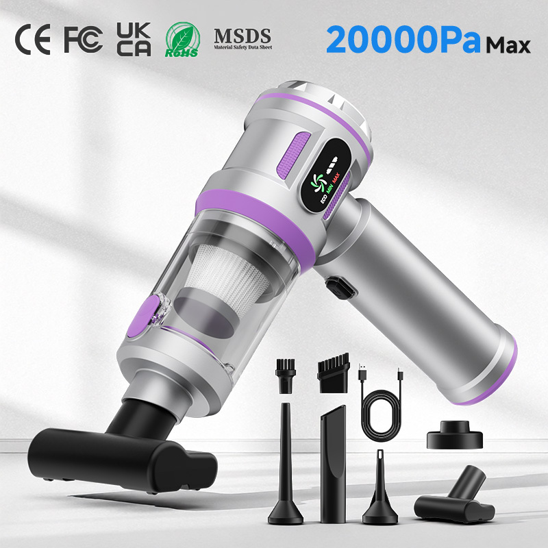 X6 Max Car Vacuum 20000Pa Strong Suction 6000mAh