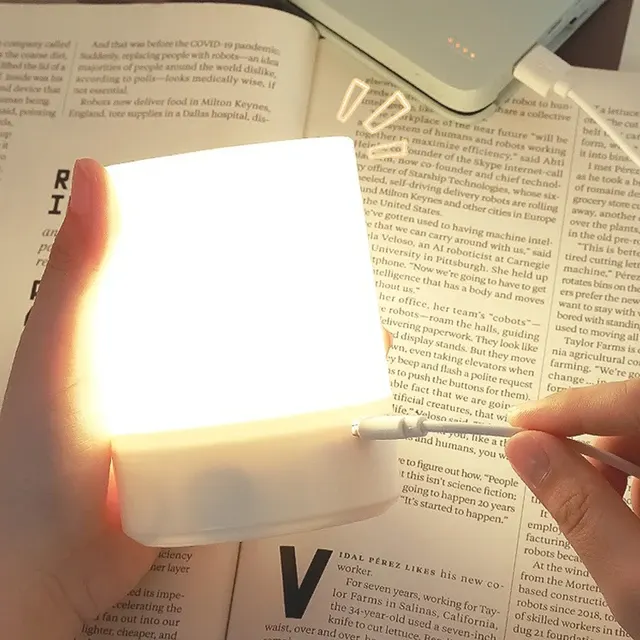 Dimmable LED Night Light With Touch 3