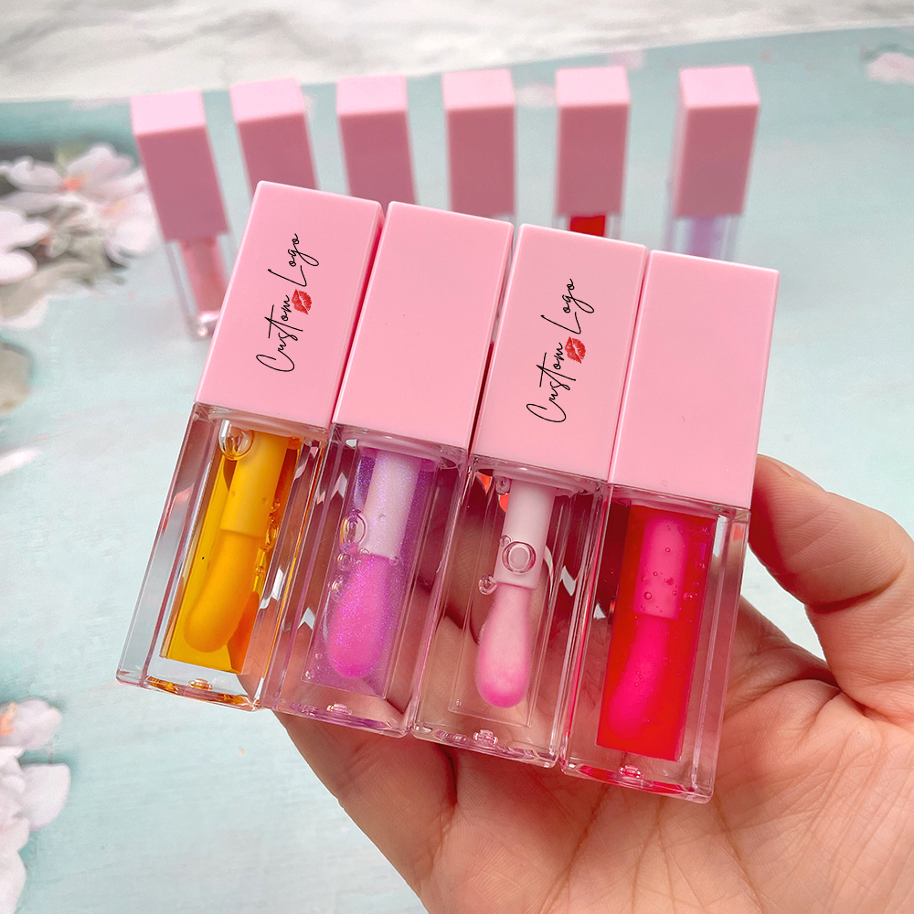 Farbwechsel Lippenöl Set in Rosa 3