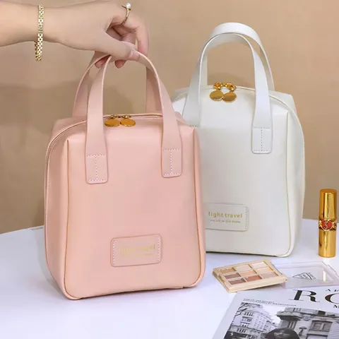 Muschel-Kosmetiktasche aus PU-Leder