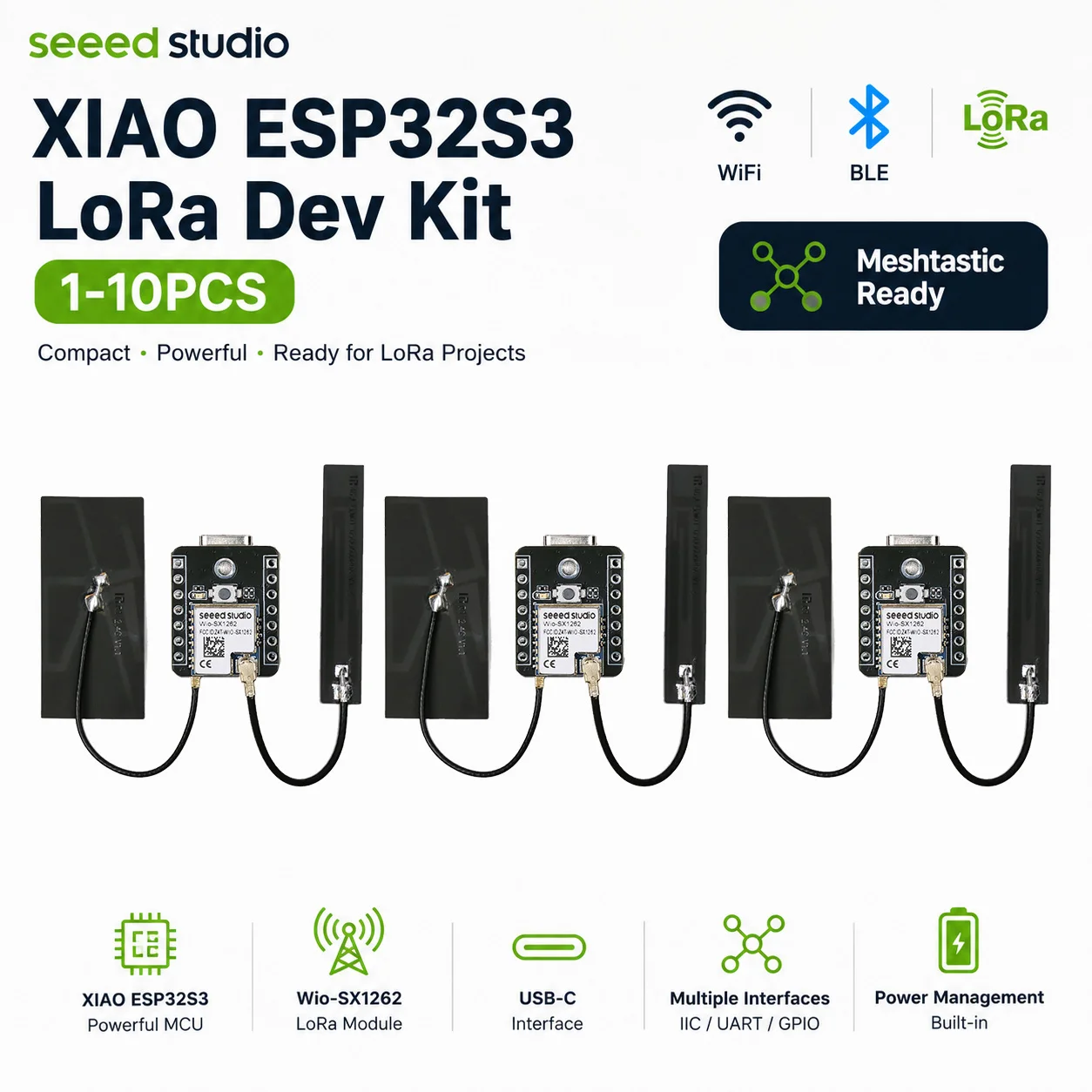LoRa Development Board with ESP32 S3 WiFi