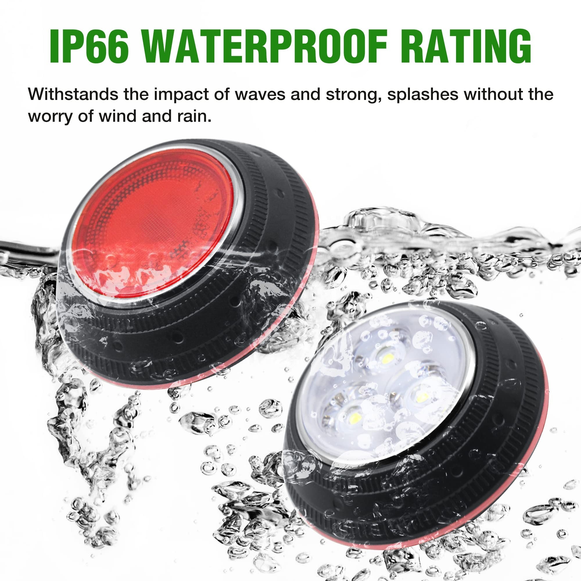 Waterproof UFO LED Bike Tail Light 2