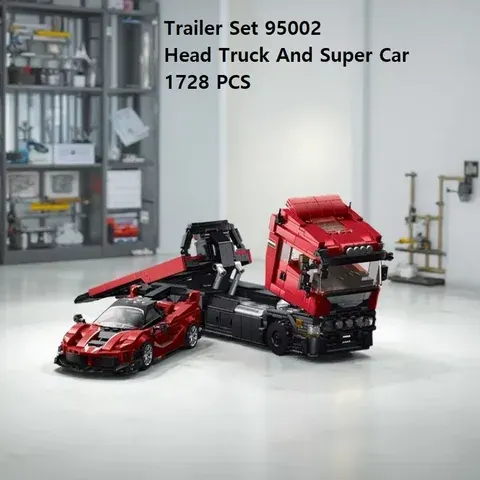 Truck and Car Building Block Set