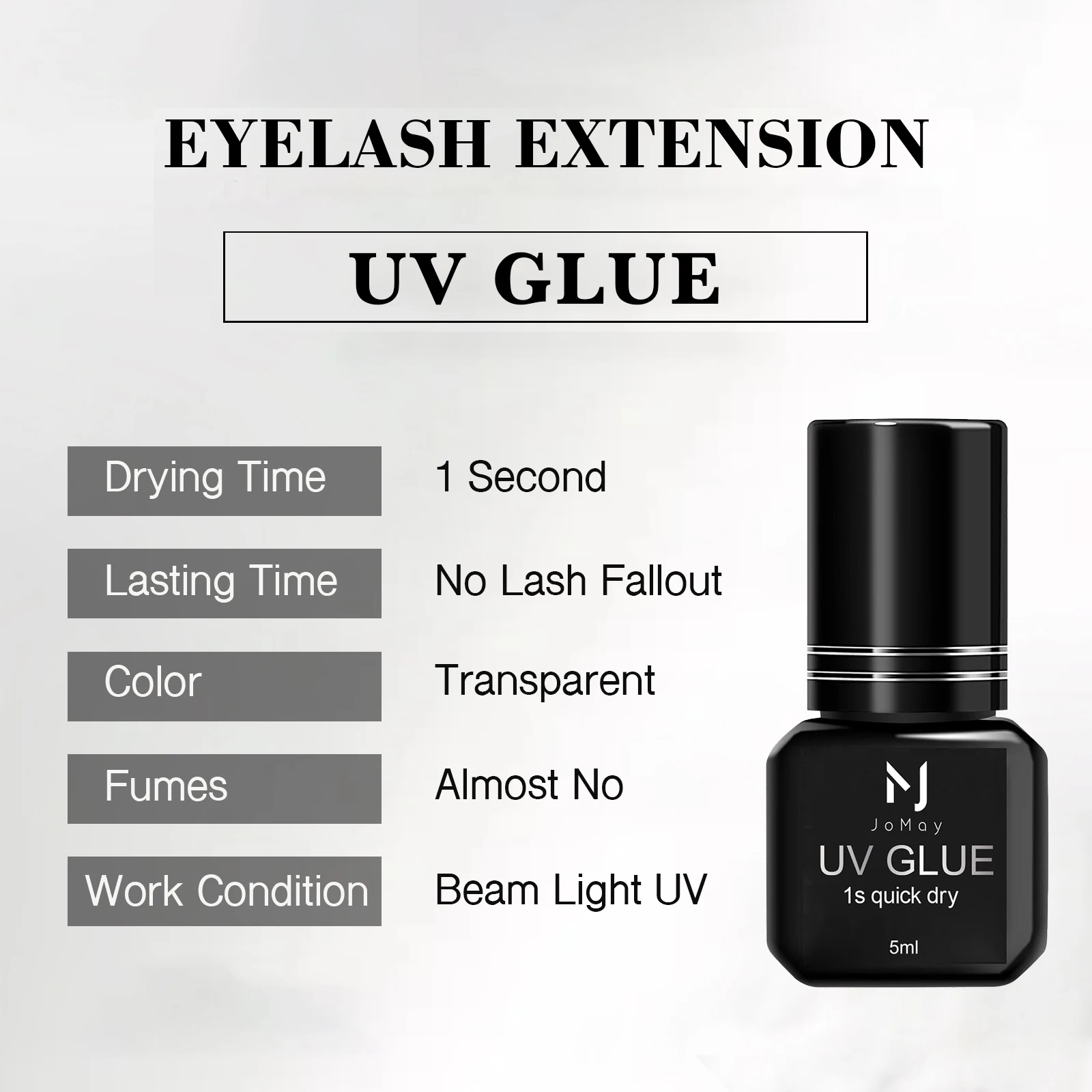 Clear Quick-Dry UV Lash Glue 4
