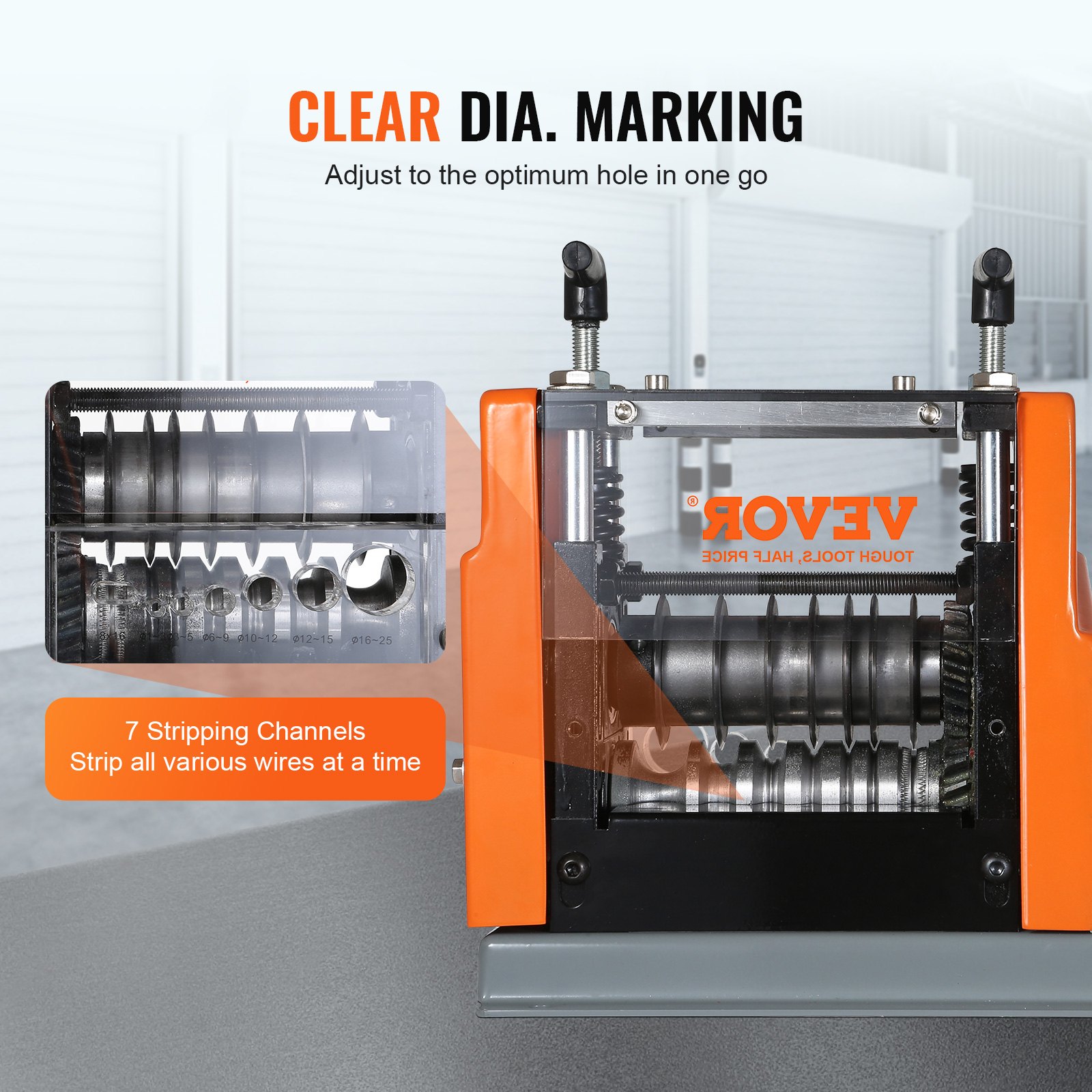 Electric Motorized Wire Stripping Machine