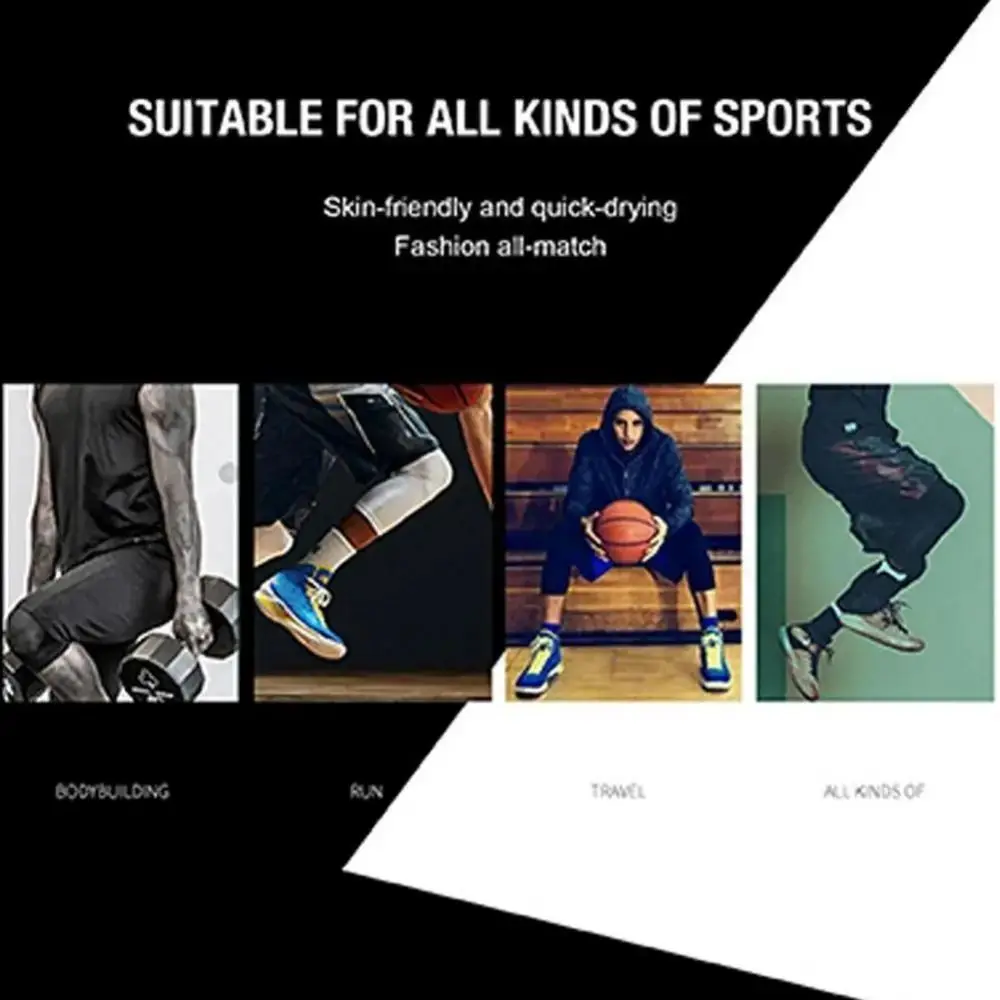 Einbein-Basketball-Strumpfhose Sport-Strumpfhose Atmungsaktive Einbein-Basketball-Leggings Schnell Trocknend Schweißableitend 2