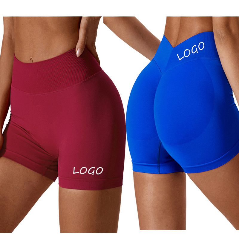 Damen Yoga-Set mit Rückenfrei-BH und Shorts 4