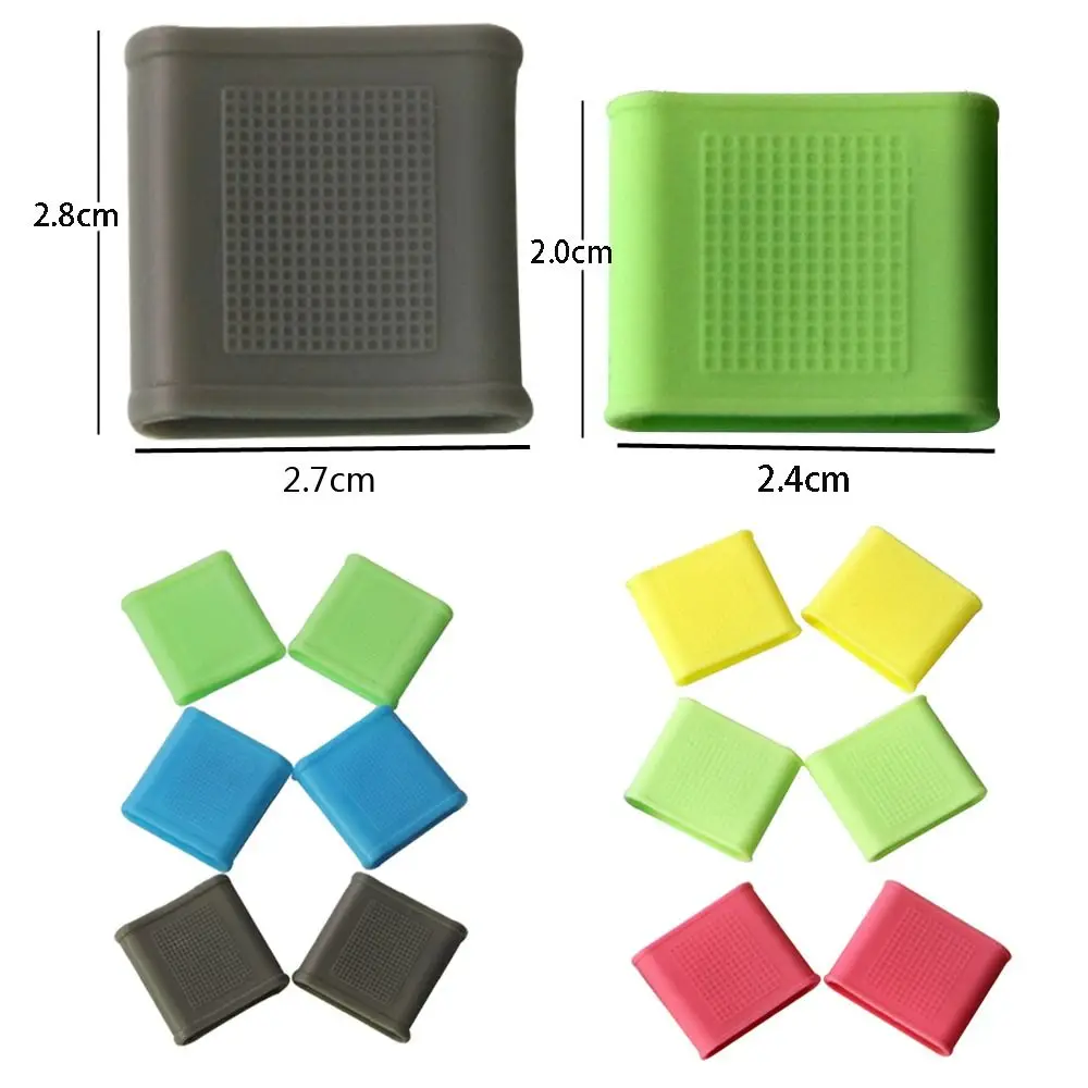 8PCS Silikon Golf Finger Ärmeln Nicht-Slip Sport Band 3