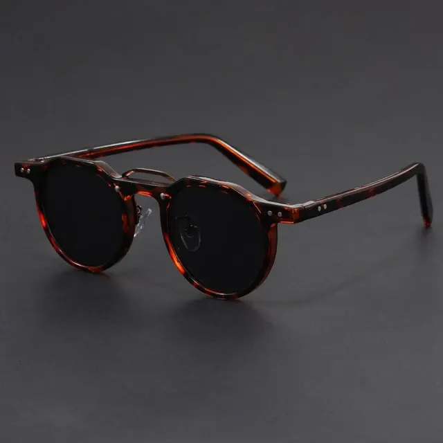 Punk Style Oval Retro Sunglasses 2