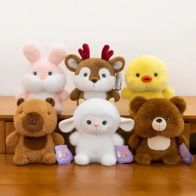 16 cm Capybara Elephant Plush Companion Doll 4