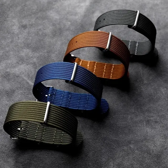 Ribbed Ballistic Nylon NATO Watch Strap 3