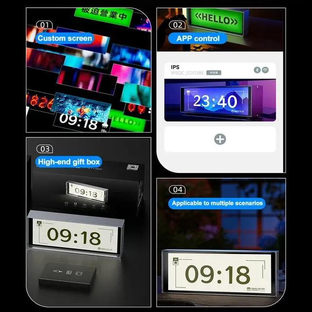 Smart Digital Clock with Photo Frame 4