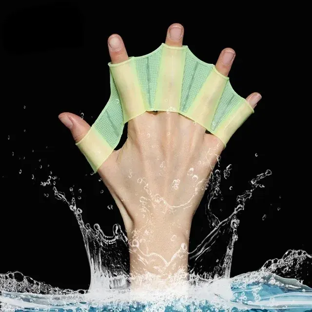 Silicone Swim Fins with Finger Gloves 4