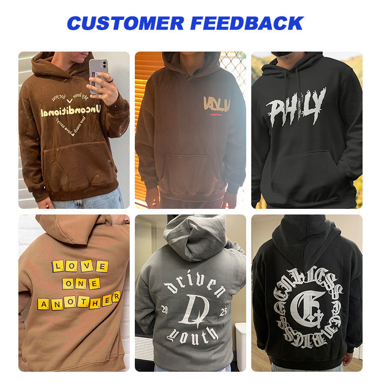 Oversized Men's Heavyweight Cotton Fleece Hoodie 3