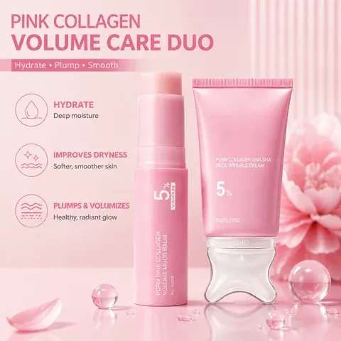 PDRN Pink Collagen Volume Multi Balm Gua Sha