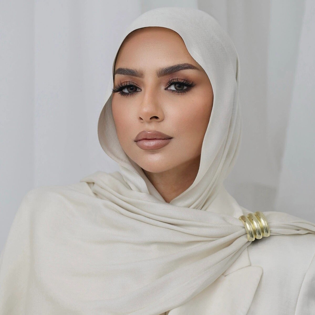 Breathable Silk Viscose Hijab 4