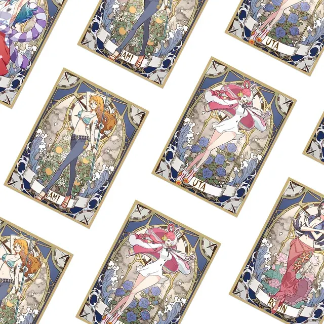 60 Pieces 67 x 92 mm One Piece Anime Card Sleeves 2