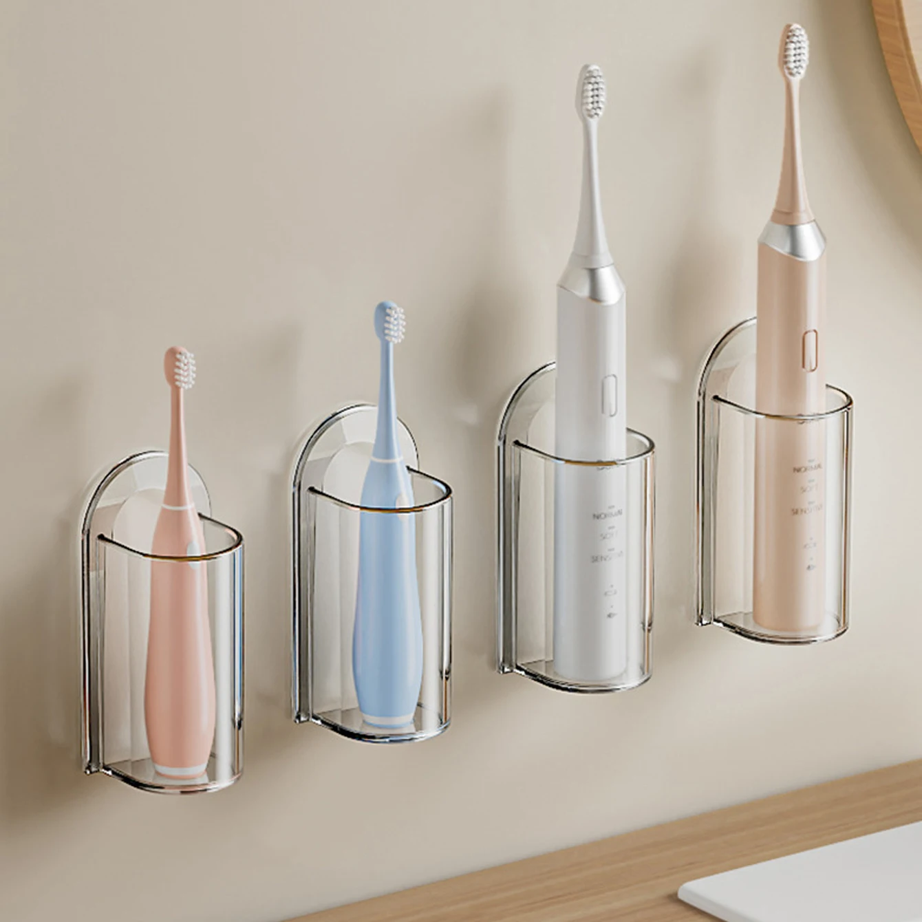 Wall-Mounted Toothbrush Holder for Bathroom 3