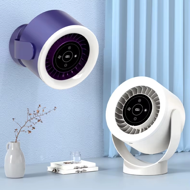 Rechargeable Table Fan with LED Display