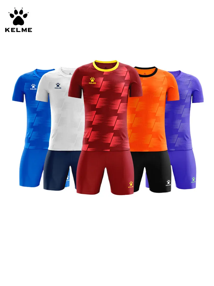 Kelme Maßgeschneidertes Fußballanzug-Set für Erwachsene Kinder Outdoor-Training Fußballshorts