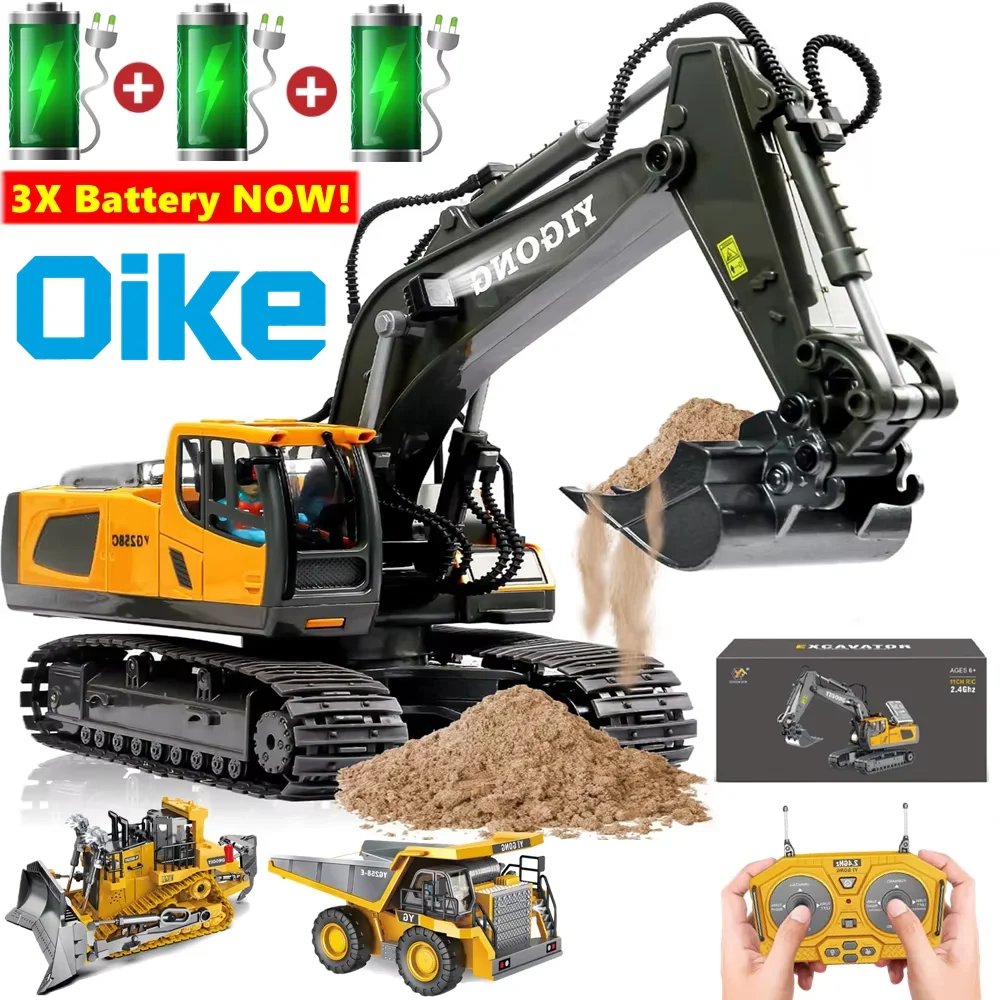 4WD RC Excavator Dump Truck with Sound 3