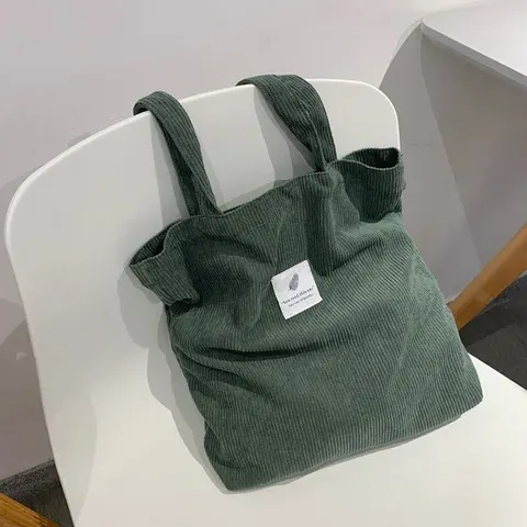 JIOMAY 2025 Women's Corduroy Shopper Bag