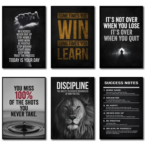 Motivations-Leinwandposter