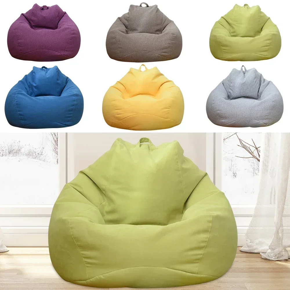 Großer Sitzsack-Sofabezug für Stuhl Bequemer Outdoor-Sofabezug Faule Sitztasche 3