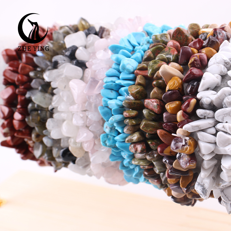 Healing Jade Crystal Chip Bracelet