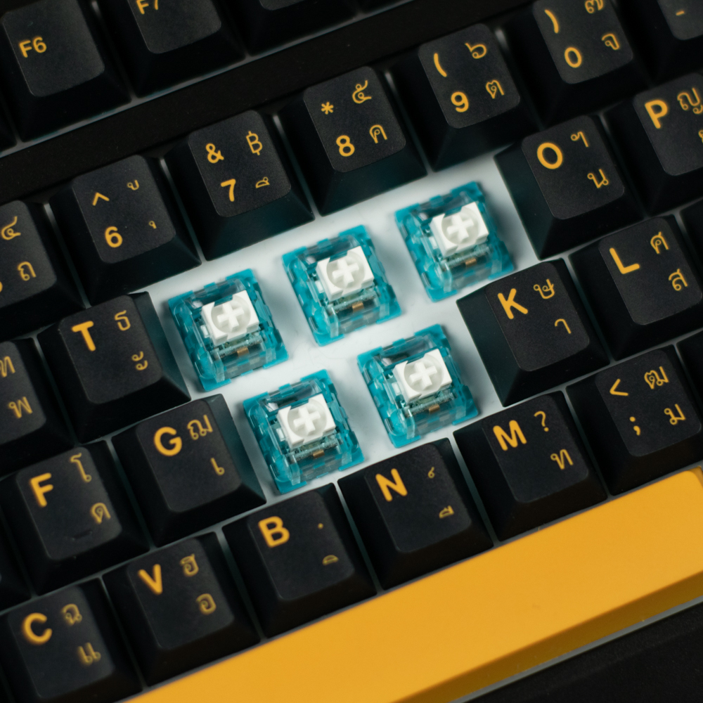 Mechanical Keyboard AF820 82 Keys Wireless USB Swappable 3