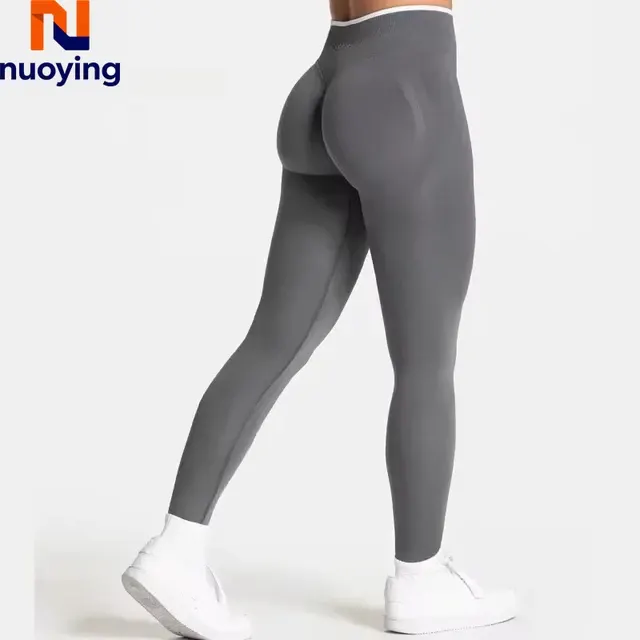 Seamless High-Waist Scrunch Leggings for Women 3