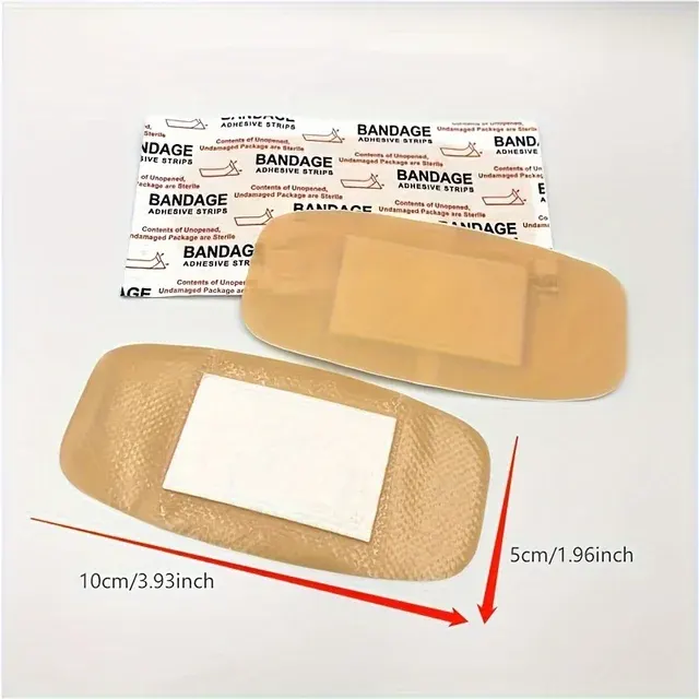 Extra Large Waterproof Wound Bandages, 50 Pack 2