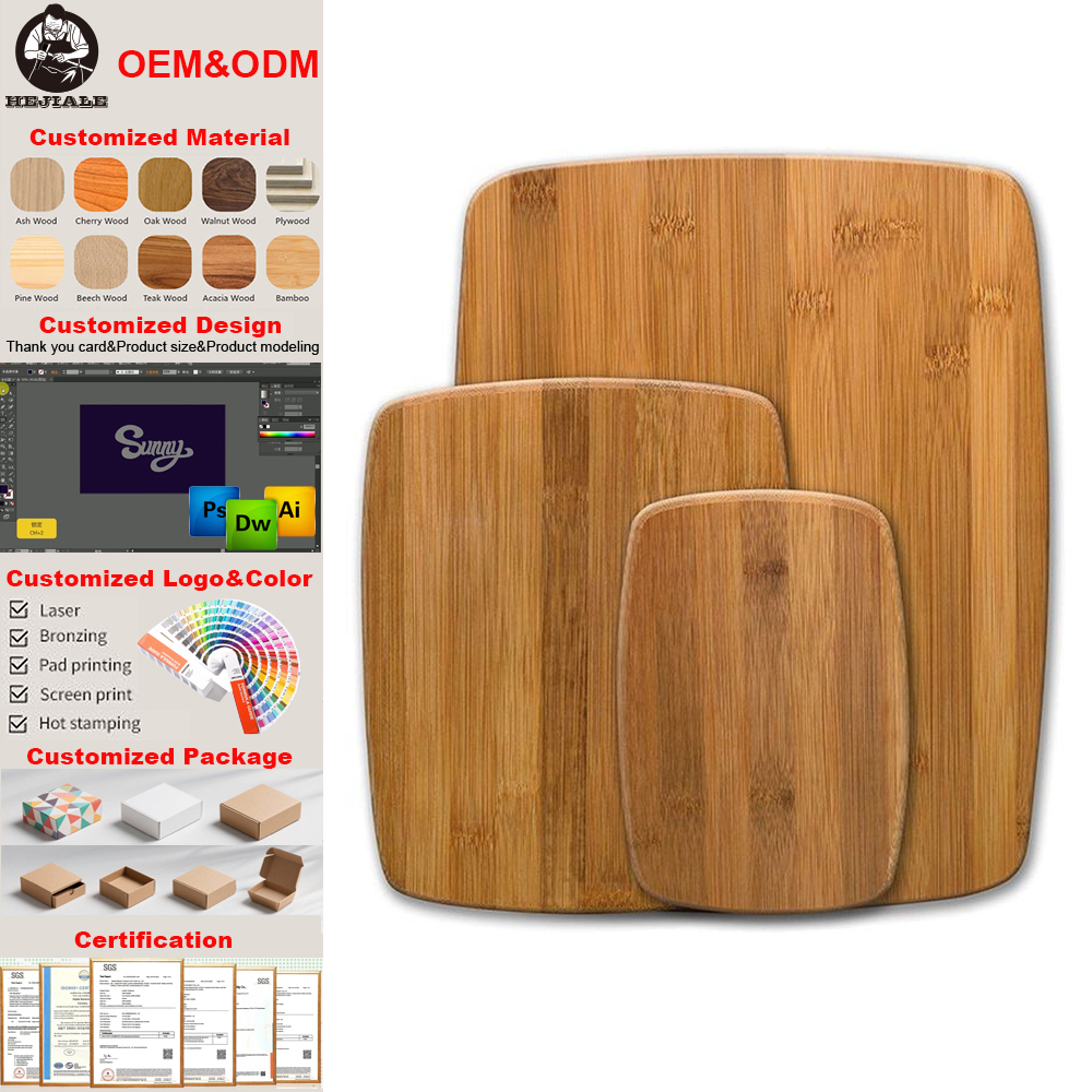 Biodegradable 1.2cm Bamboo Board Set