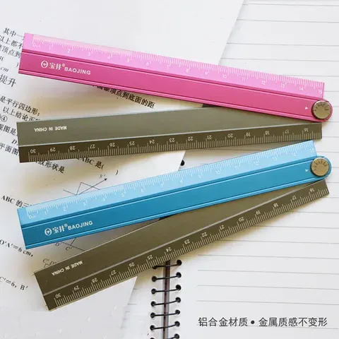 30 cm Aluminiumlegierung Klapplineal Student Multifunktionale 15 Lineal