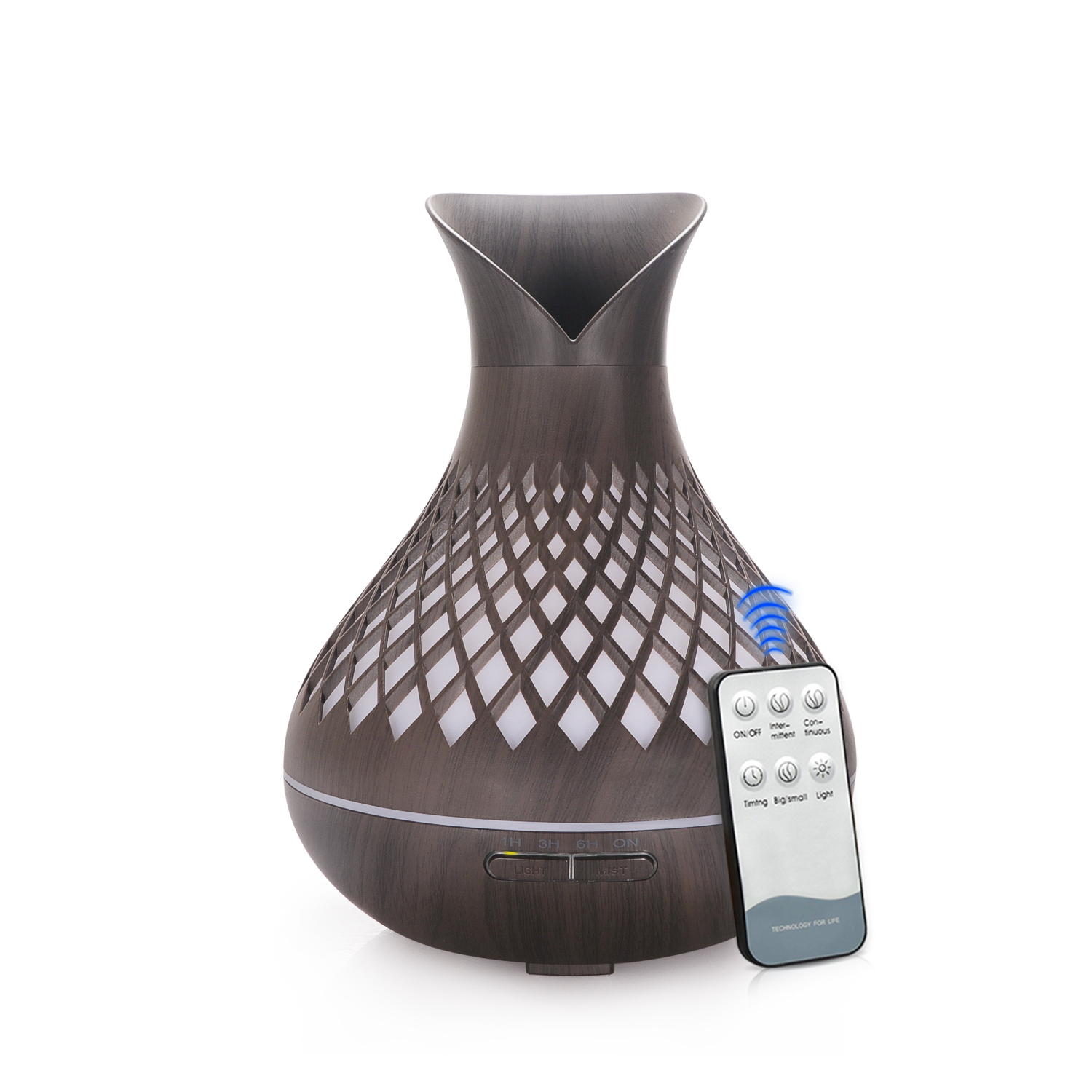 Ultrasonic Humidifier with Remote and Aroma Diffuser 2