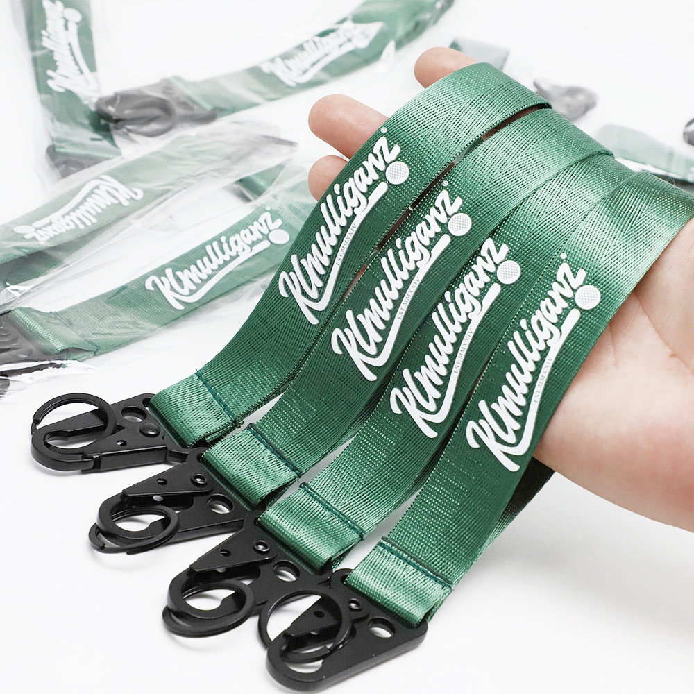Short Nylon Keychain with Carabiner