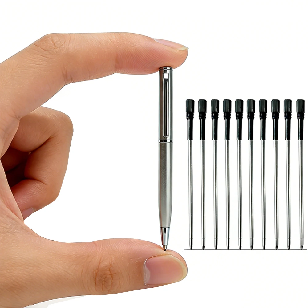 Pocket Stainless Steel Pen with Refills 2
