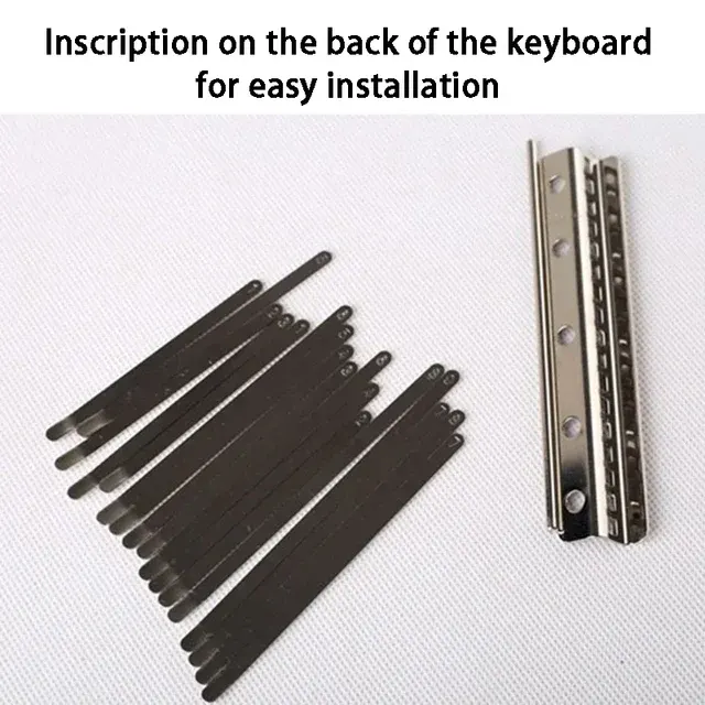 DIY 34-Tasten-Kalimba-Tastatur Daumenklavier aus Manganstahl Professionelle Musikalische Tastaturen 4