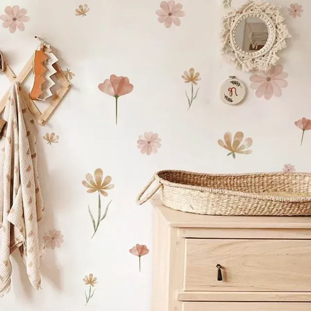Boho Floral Wall Stickers 4