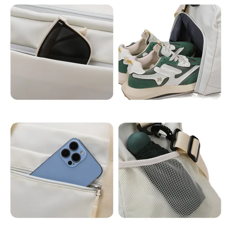 Waterproof Gym Bag with Shoe Compartment 4