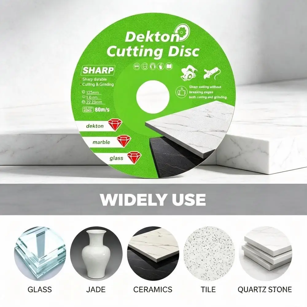1 Stück 100 115 125mm Gelötete Diamant-Trennscheibe Dekton 3