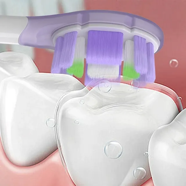 Soft Replacement Brush Heads with Caps 3